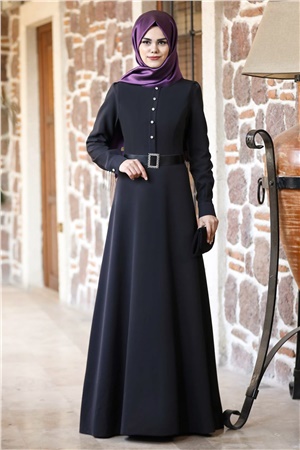 Masal Elbise Siyah ANR11ANR11-SİYAHAhunur Moda