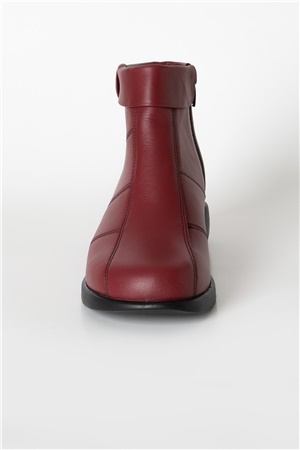Genuine Leather Anatomical Boot Burgundy ZND3010ZND3010-BORDOSoftMode